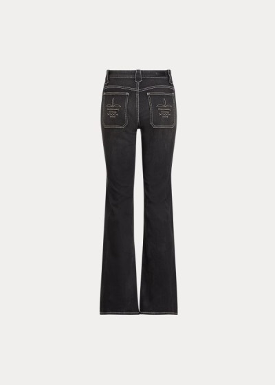 Jeans Polo Ralph Lauren Mujer Negros - Jenn Flare - MJDBF7034
